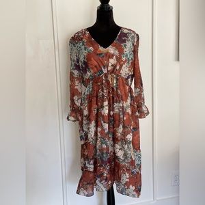 Anthropologie Hemant and Nandita dress size 8 (run large.  Fits more like a 10)